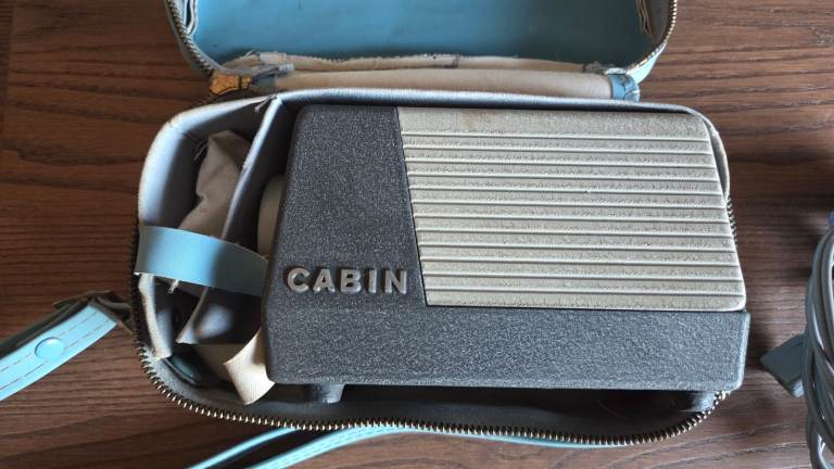  Vintage Cabin Slide Projector for 35mm Film with Case