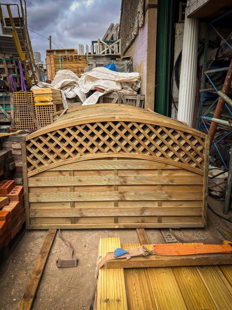 New 6ft x 3ft  Lattice Decorative Fence Panels - Pressure Treated