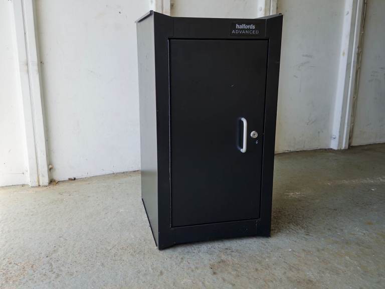 Halfords Advanced Side Cabinet - Black