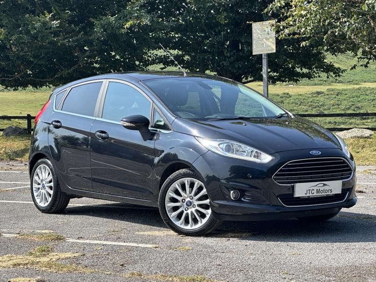 FORD FIESTA 1.6 TDCi Titanium X 5dr Man, diesel, black + Â?20 road tax 2013