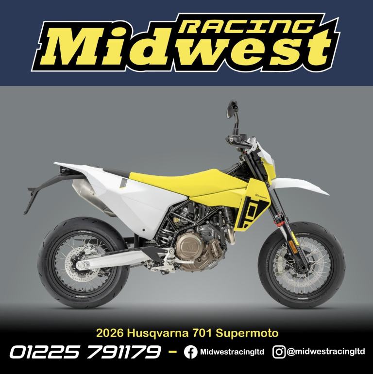 Husqvarna 701 Supermoto 2026 4 year warranty