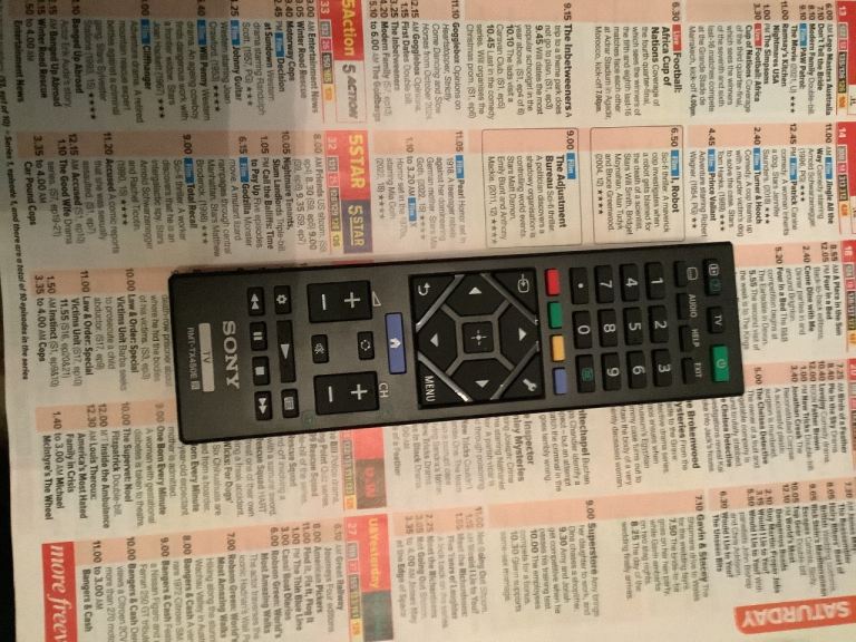 2. X SONY TV REMOTE CONTROLS WITH VOICE CONTROL 