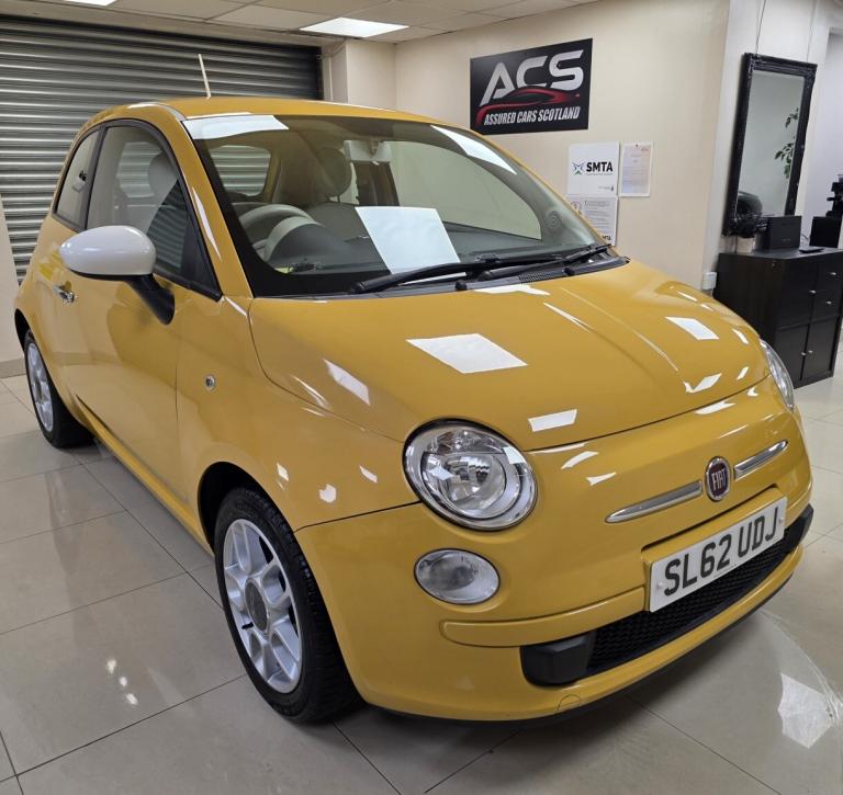 FIAT 500 1.2 500 1.2 Colour Therapy Yellow Manual Petrol WARRANTY 12 MONTHS MOT
