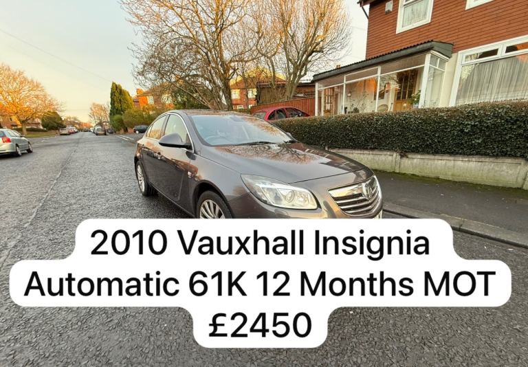2010 Vauxhall Insignia Elite Cdti Auto 61K 5 Door | MOT Jan 2027 Full Leather 2 Keys | FSH