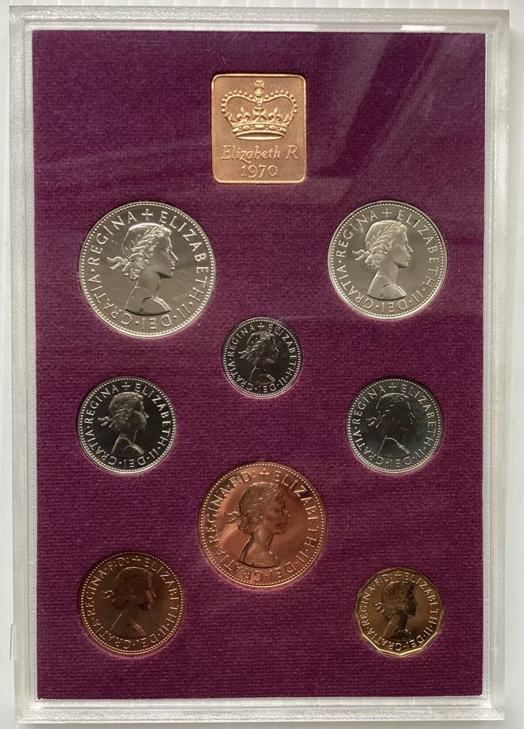 1970 Royal Mint Coinage of Great Britain Proof Set 