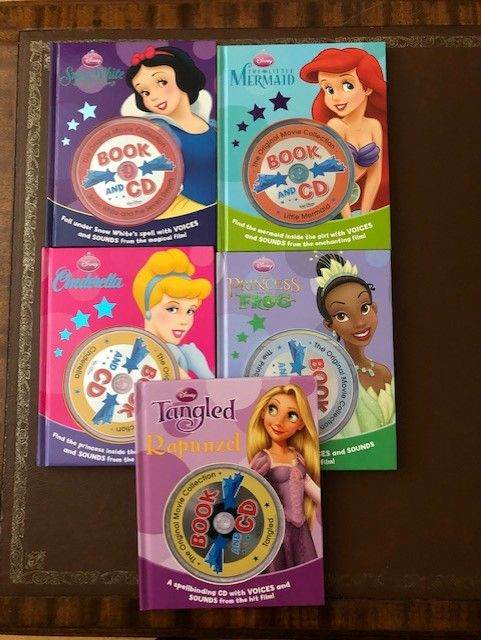 Disney’s Princess Story Book’s and Cd’s
