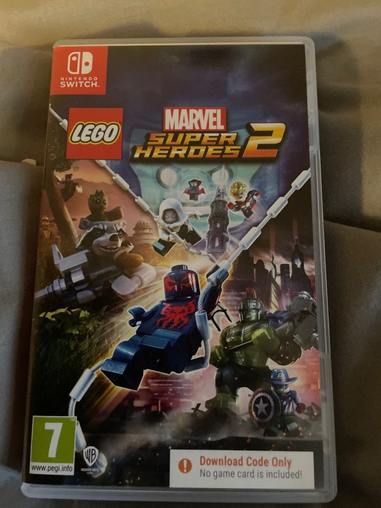 “Lego Marvel Super Heroes 2 - Nintendo Switch (Download Code Only)”.