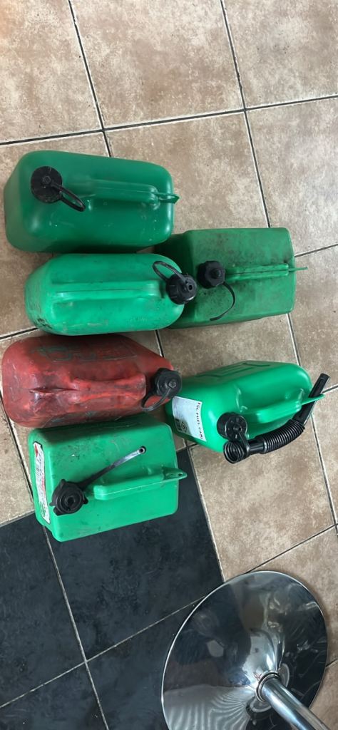 Petrol cans 