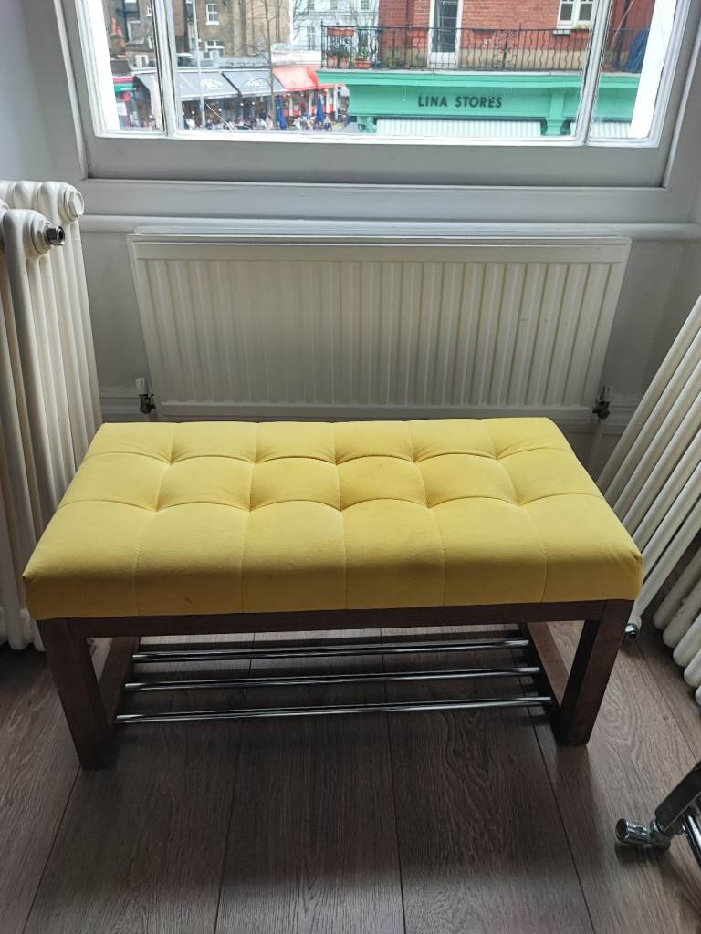 Beautiful Handmade Yellow Gold Bench!