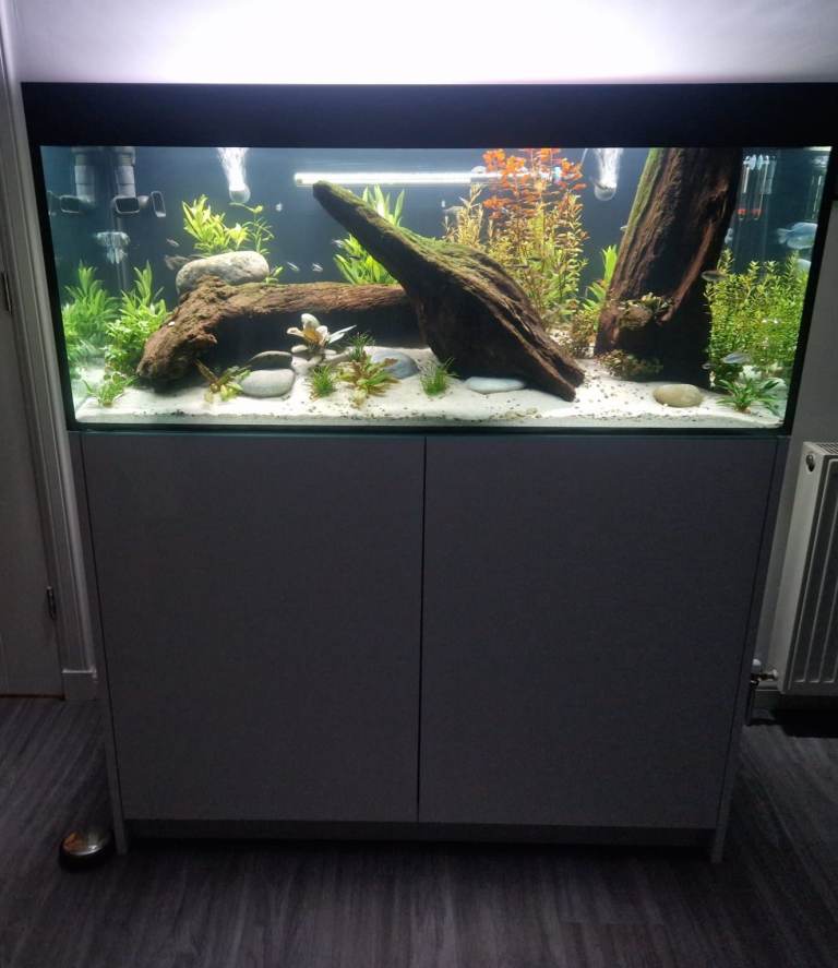 Aqua Marin Fresh 1200 Aquarium & Cabinet - Gloss White