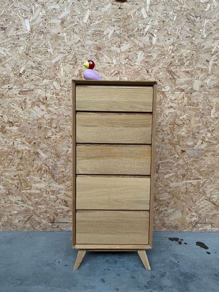 John Lewis oak tallboy