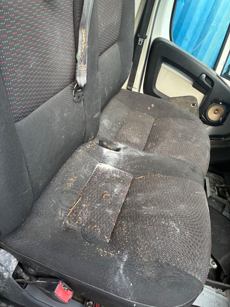 Relay, Boxer, Ducato. Passenger double seat. 