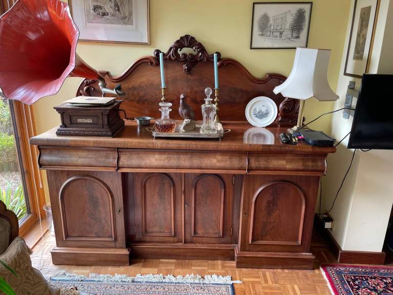 Mahogany Victorian Sideboard