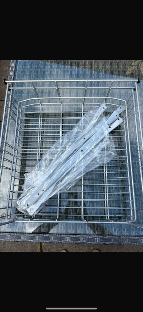 2 Metal Pull-Out Baskets for kitchen Storage