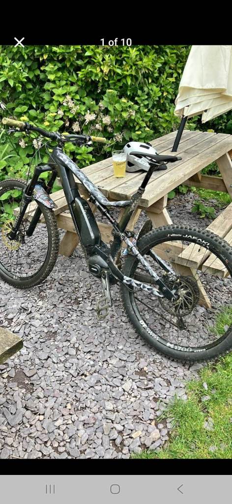 Canyon large frame endro electric pedal assisted mountain bike