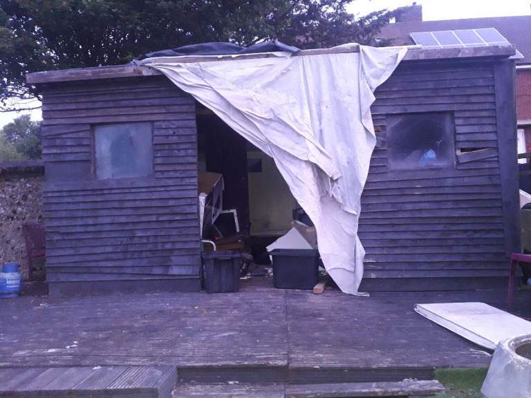 Extra large shed 