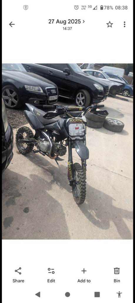 Pit bike 140