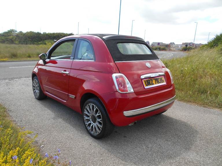 FIAT 500 POPULAR CONVERTIBLE STUNNING RED 2010 £35 ROAD TAX BARGAIN ONLY £2295 *LOOK* PX/DELIVERY