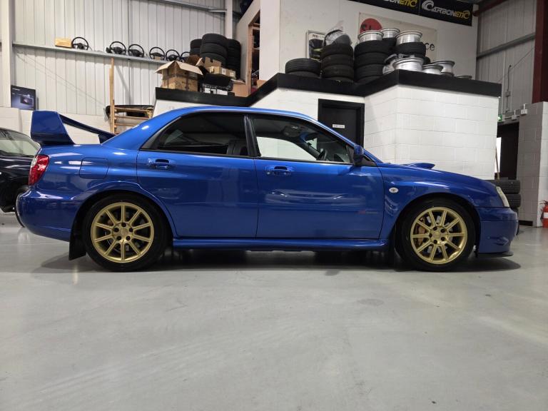 SUBARU IMPREZA WRX STI 2.0L JDM WIDE TRACK TWIN SCROLL Blue Manual Petrol 2004