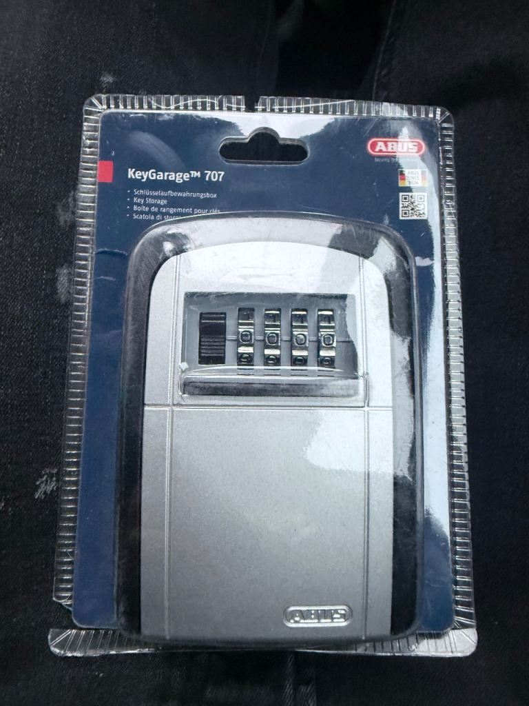ABUS KeyGarage 707 Key Safe – Brand New, Silver