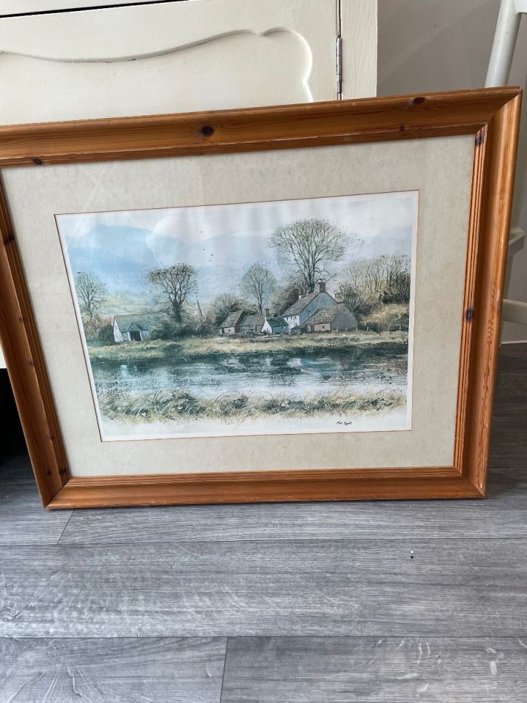 Large Mike Knight painting 