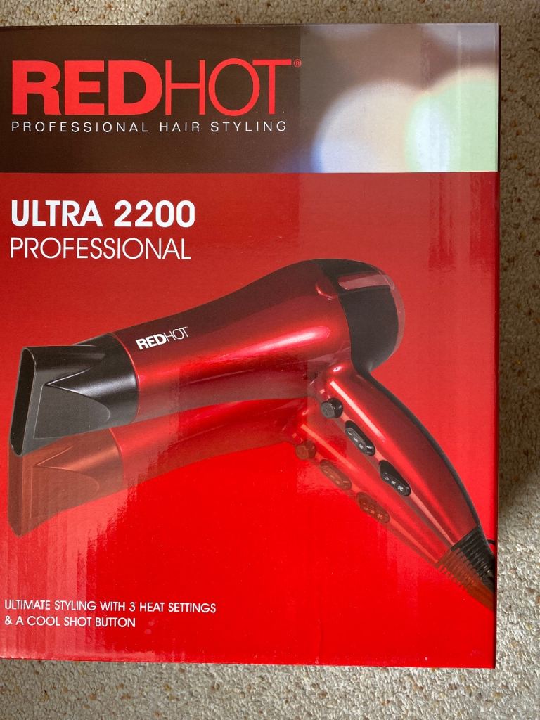Red Hot Ultra 2200 Professional Hair Dryer 