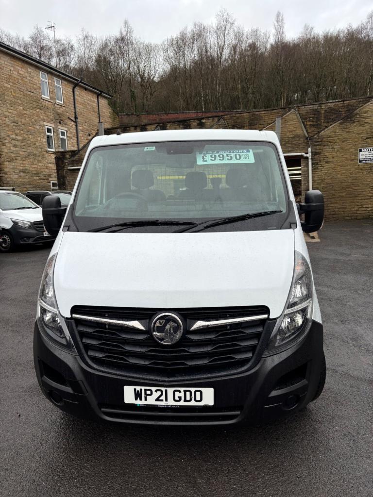 2021 Vauxhall Movano 2.3 Turbo D 135ps L3 H1 13FT Alloy Dropside Chassis Cab Truck CHASSIS CAB Di...