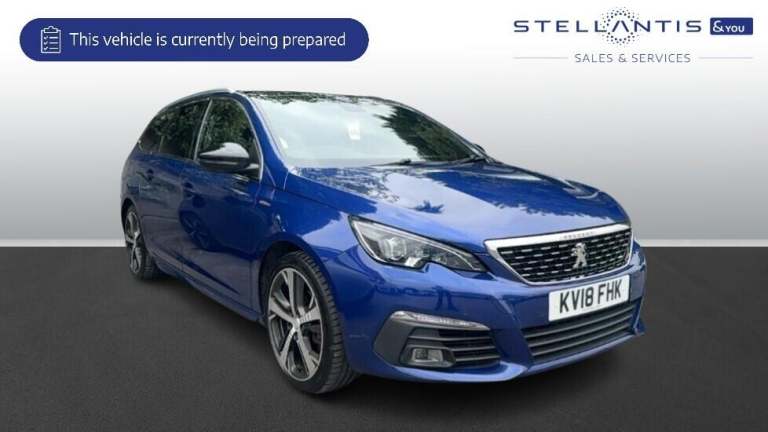 2018 Peugeot 308 SW 1.6 BlueHDi GT Line Estate 5dr Diesel Manual Euro 6 (s/s) (120 ps) Estate Die...