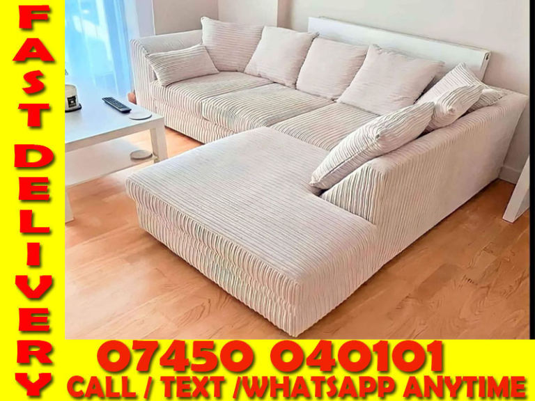 --Corner Sofa Set - Deep Foam Comfort 3 and 2 seater (edh)