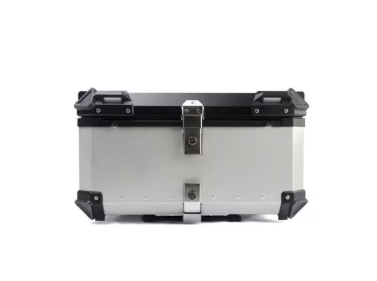 100L Motorcycle Top Box Silver