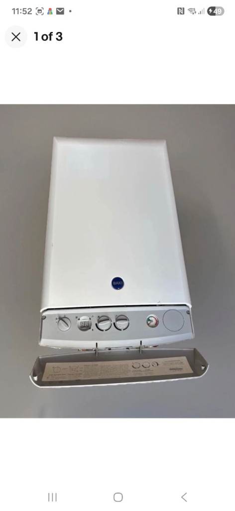 Baxi duo tech combi boiler fully working.