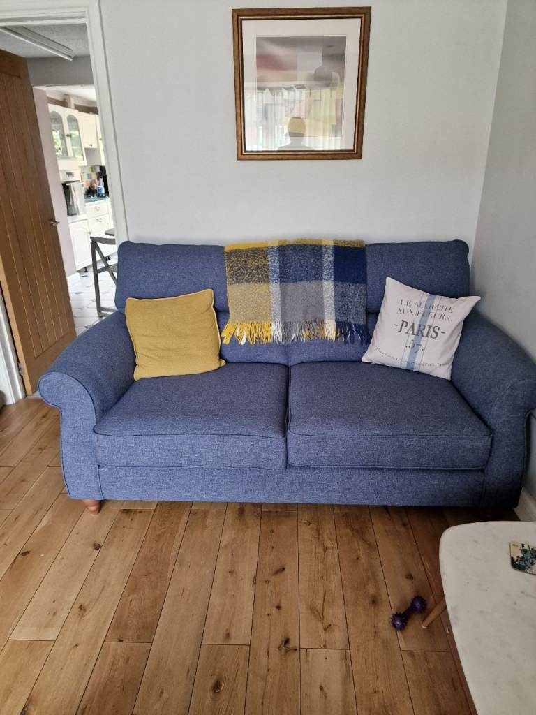 Next Blue Two-Seater Sofa – Free to collector