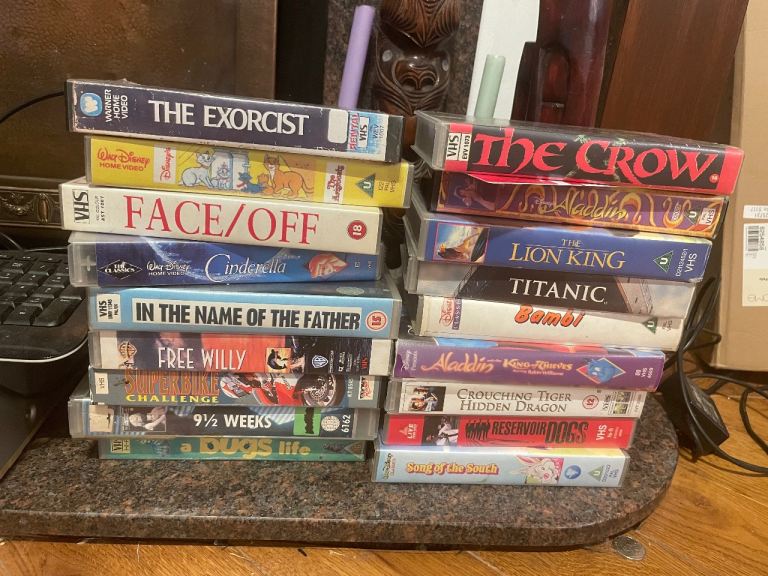 Stack of VHS