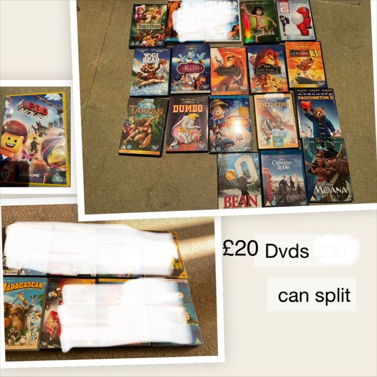 Bundle of Kids' DVDs - Good Condition, Various Titles