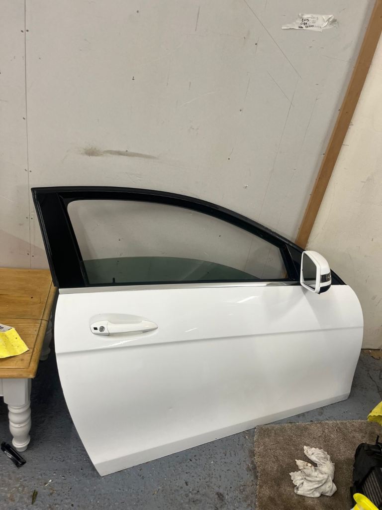 Mercedes Benz Drivers Door White Removed from Mercedes C180 2015