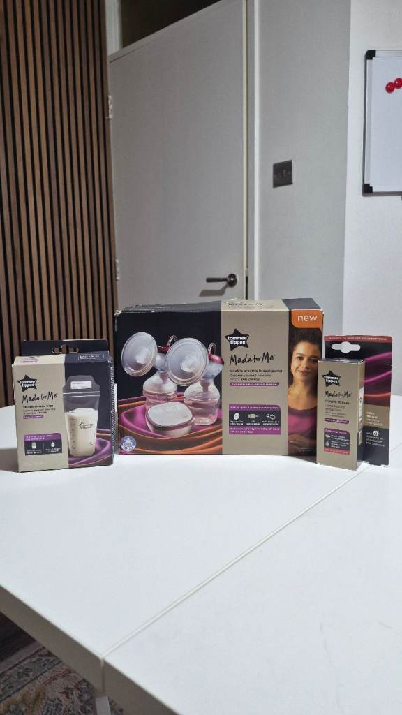 TOMMEE TIPPEE Made for Me Double Electric Breast Pump High Performance Used