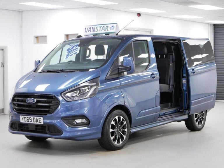2020 FORD TRANSIT CUSTOM 320 2.0 EBL 185 SWB SPORT AUTO CREW 5 SEAT ( NO VAT )