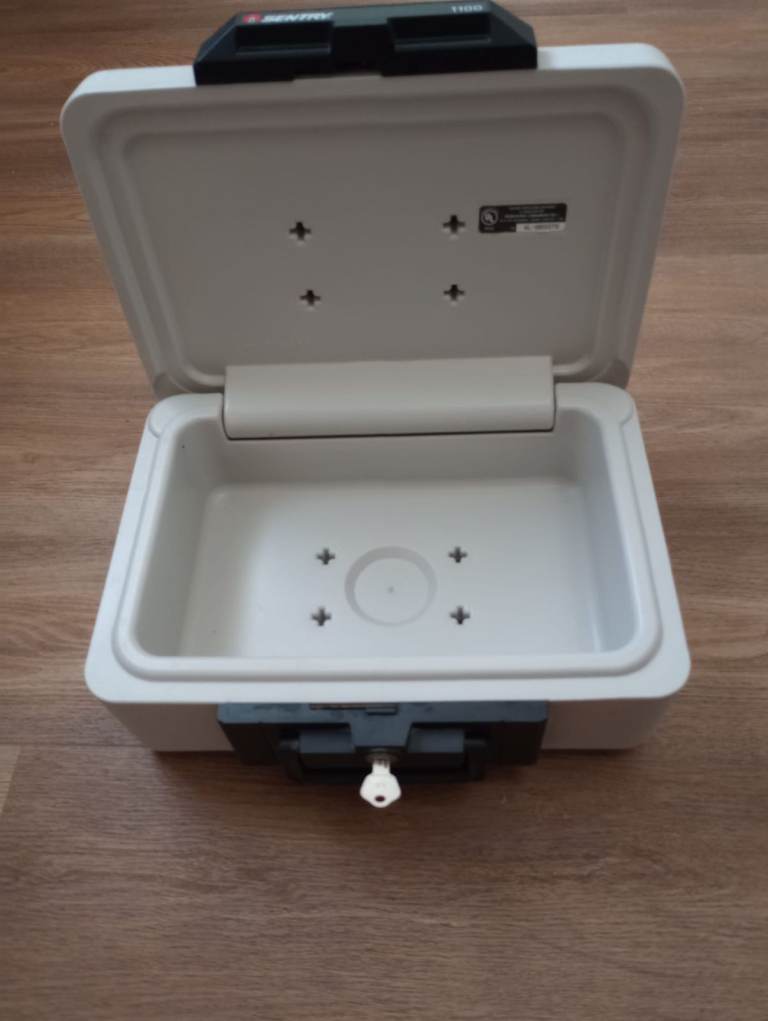 SentrySafe 1100 Waterproof Fireproof Security Box with Key