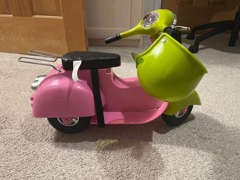 Our generation scooter and helmet