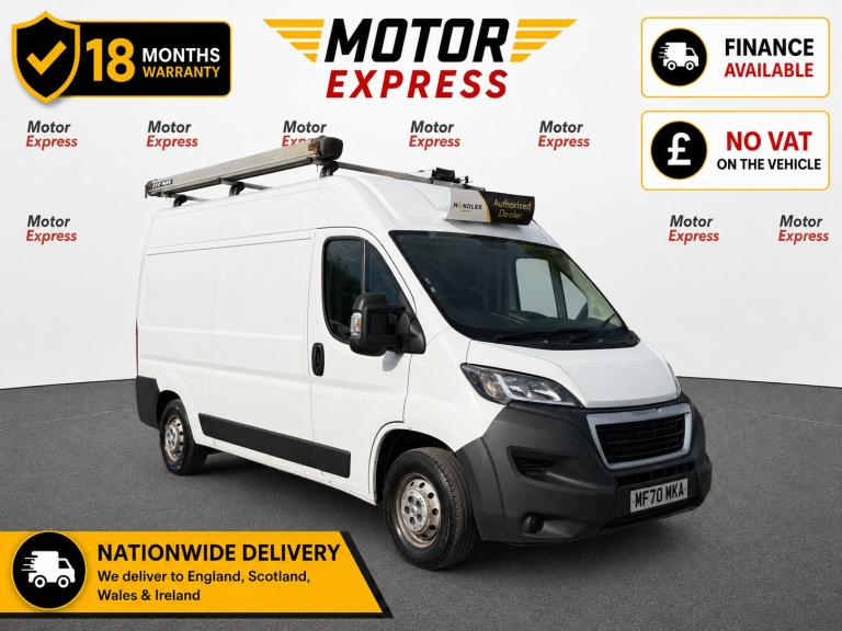 2020 Peugeot Boxer 2.2 BlueHDi H2 Professional Van 140ps PANEL VAN Diesel Manual
