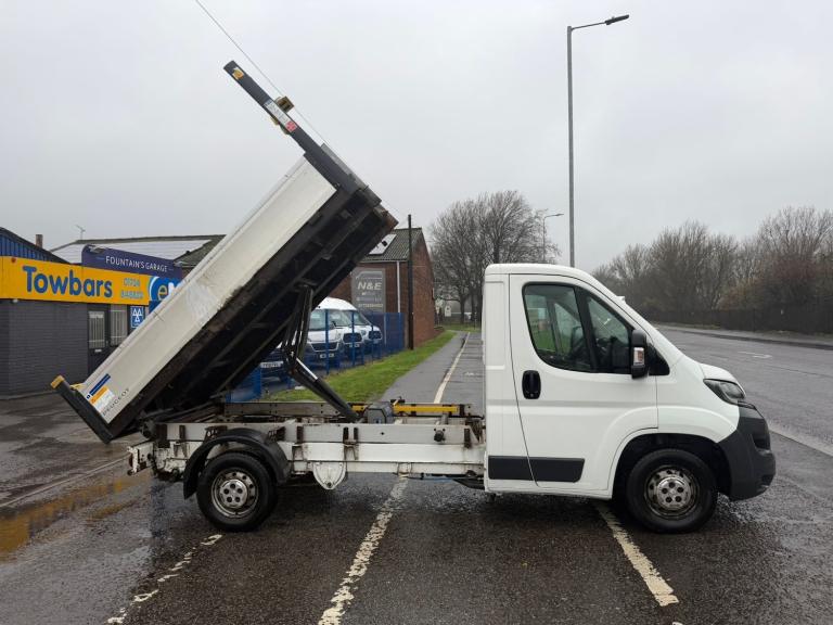 2018 Peugeot Boxer 2.0 BlueHDi Tipper ex council 51k miles ducato relay finance available CHASSIS...
