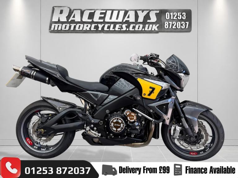 SUZUKI GSX1300 B-KING 2009 09 REG 25,559 MILES BLACK USED MOTORCYCLE 1340CC