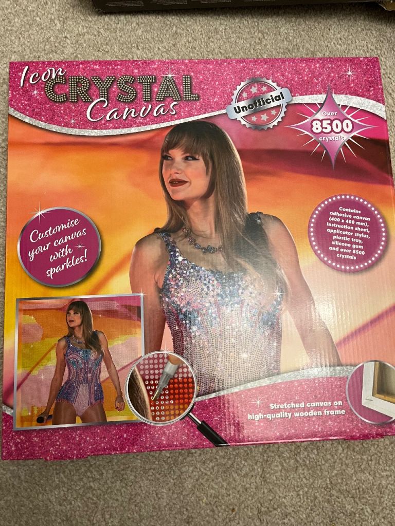 Brand new in box ideal gift Taylor Swift crystal canvas diamond painting