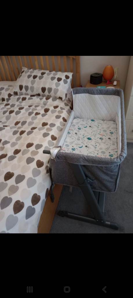 Babylo bedside cot and mattress