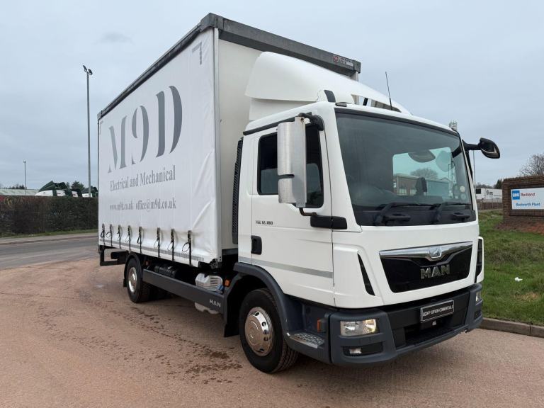MAN TGL 12.180 2016, EURO 6, DAY CAB, 12 TON CURTAINSIDER, 17FT BODY