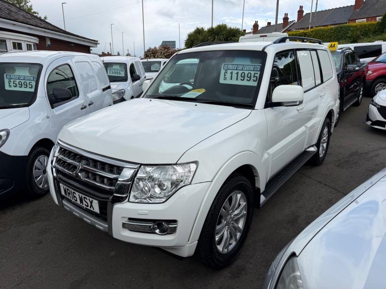 2016 16 MITSUBISHI SHOGUN 3.2 DI-DC 187 4WORK SG2 AUTO 4WD LWB WHITE 4X4 VAN