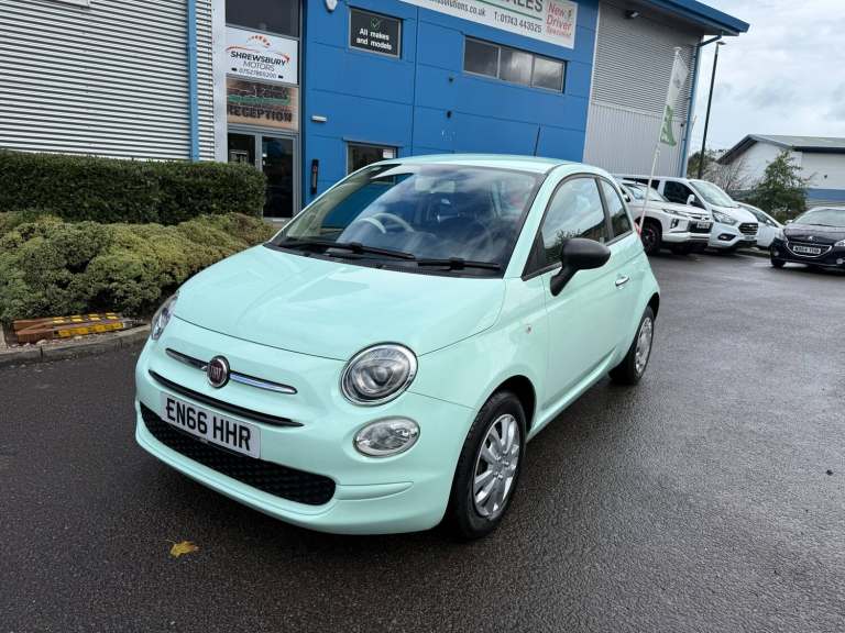 2016 Fiat 500 1.2 Pop Hatchback 3dr Petrol Manual Euro 6 (s/s) (69 bhp) Petrol