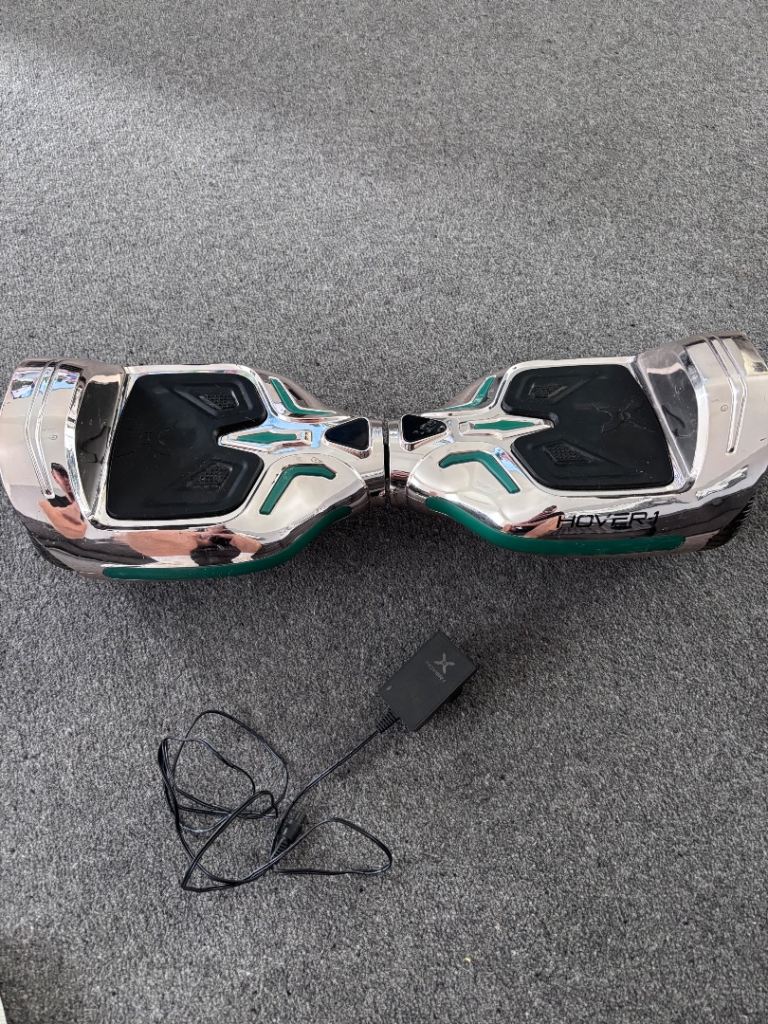 Hover-1 Silver Hoverboard with Charger - Good Condition