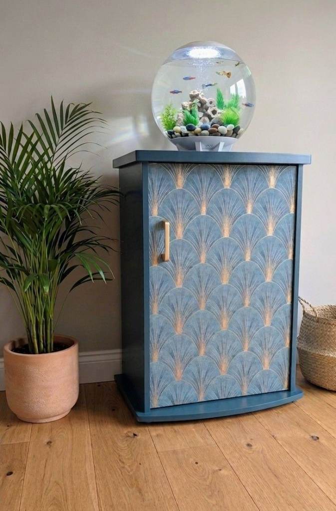 Redesigned Aqua One aquarium cabinet by Unique Furniture Scotland 