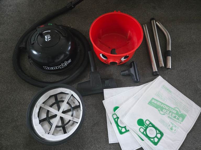Henry vacuum cleaner with tool and bags